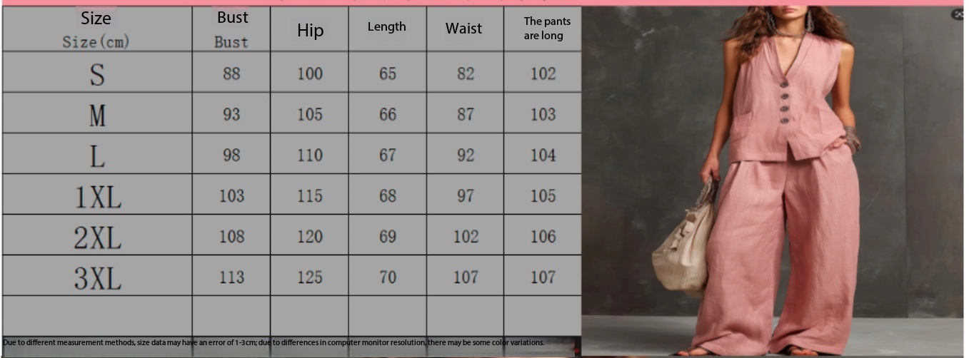 2026 summer women's clothing l - Linen Pant Wide recensie en prijs