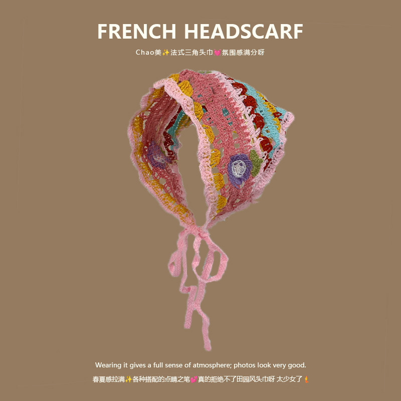 Knit Triangle Headband French  - Headband Summer Knit recensie en prijs