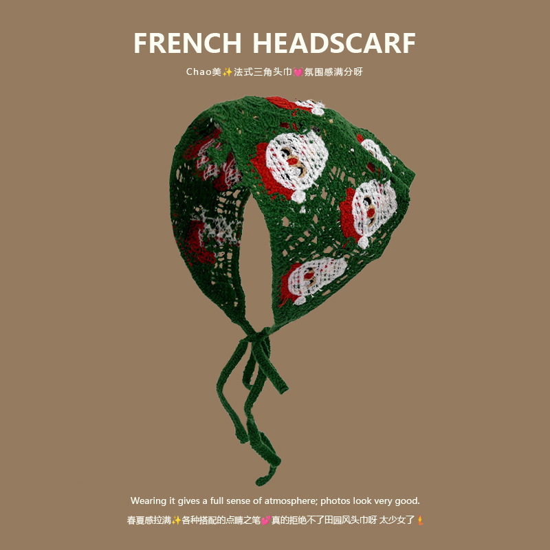 Knit Triangle Headband French  - Headband Summer Knit recensie en prijs