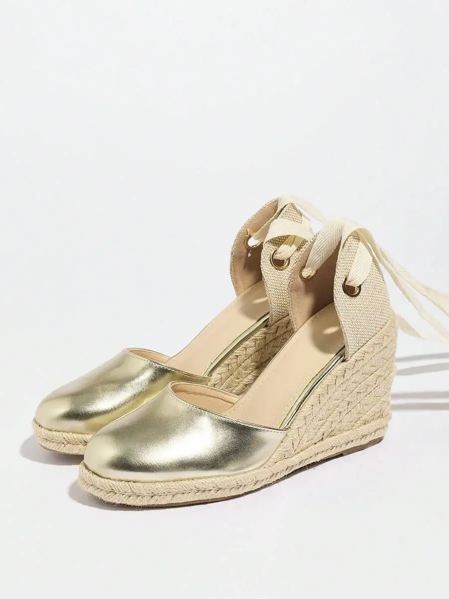 Metallic Cap Toe Espadrille We - Wedge Espadrille Women recensie en prijs