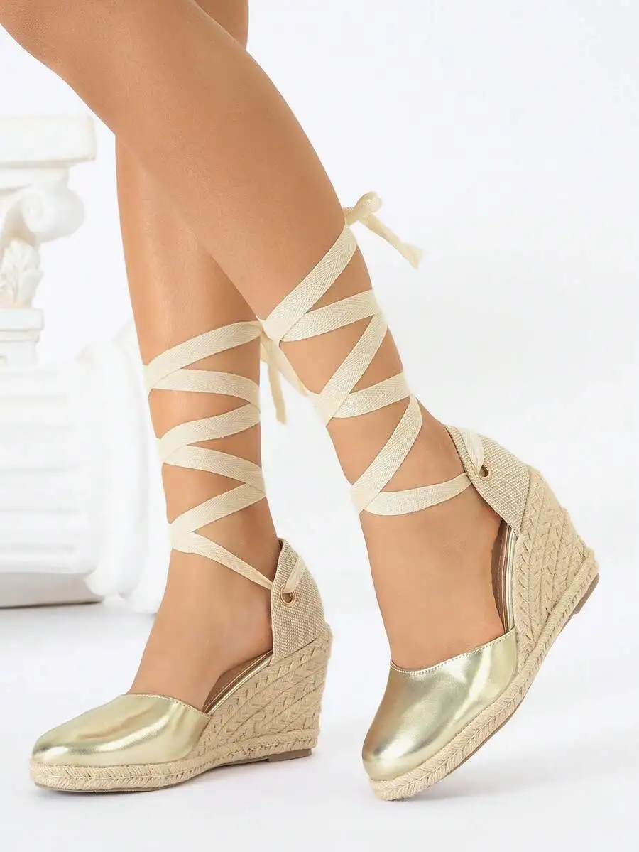 Metallic Cap Toe Espadrille We - Wedge Espadrille Women recensie en prijs