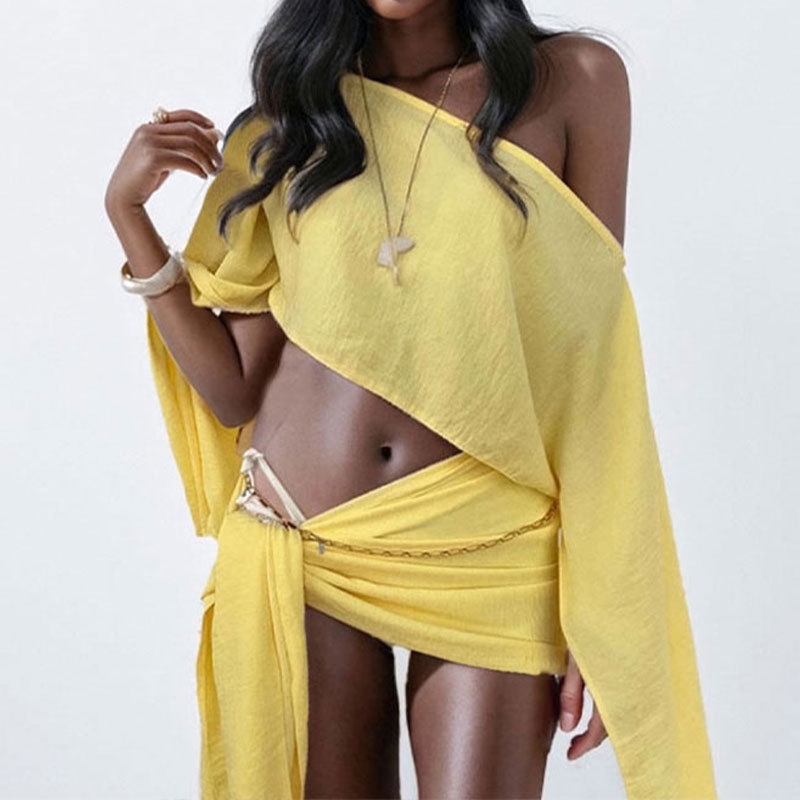 Women Two Pieces Sets Summer C - Crop Top Crochet recensie en prijs
