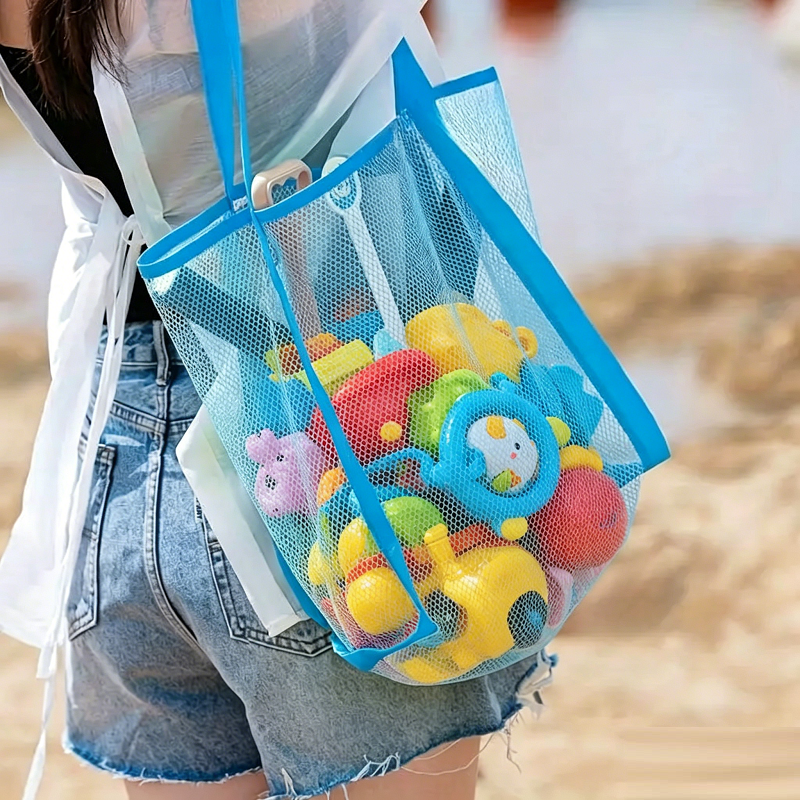 Multicolor Swimming Large Mesh - Tote Bag Beach recensie en prijs